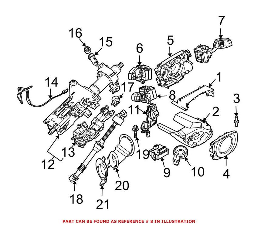 BMW Cruise Control Switch 61316951352